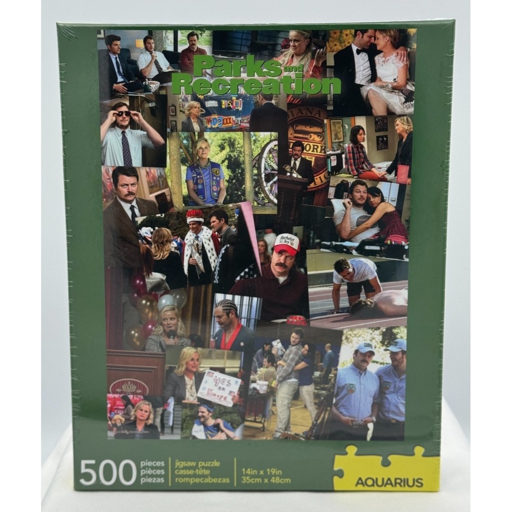 Parks and Recreation 500 Piece Puzzle - NEW in Packaging!! - Aquarius